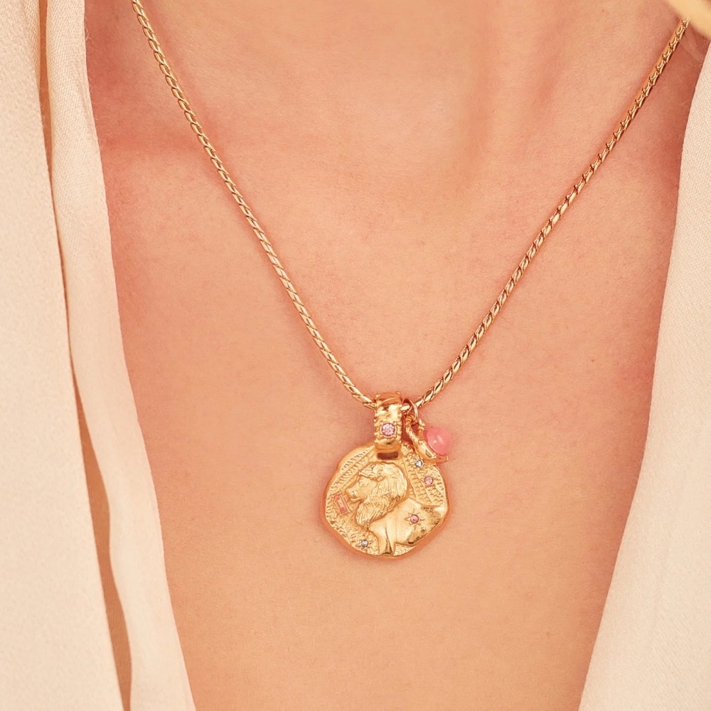 Astro Zodiac Necklace- Leo